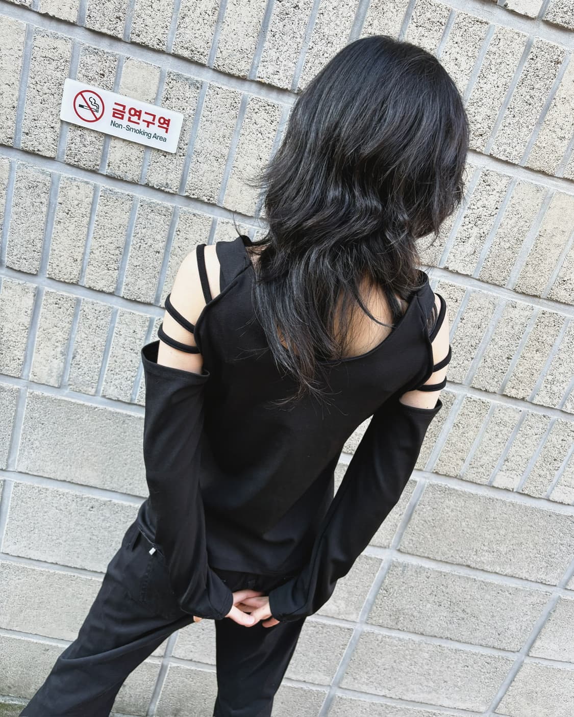 큐티 플래쉬 오리엔탈 오프숄더 롱 슬리브 상품이미지6