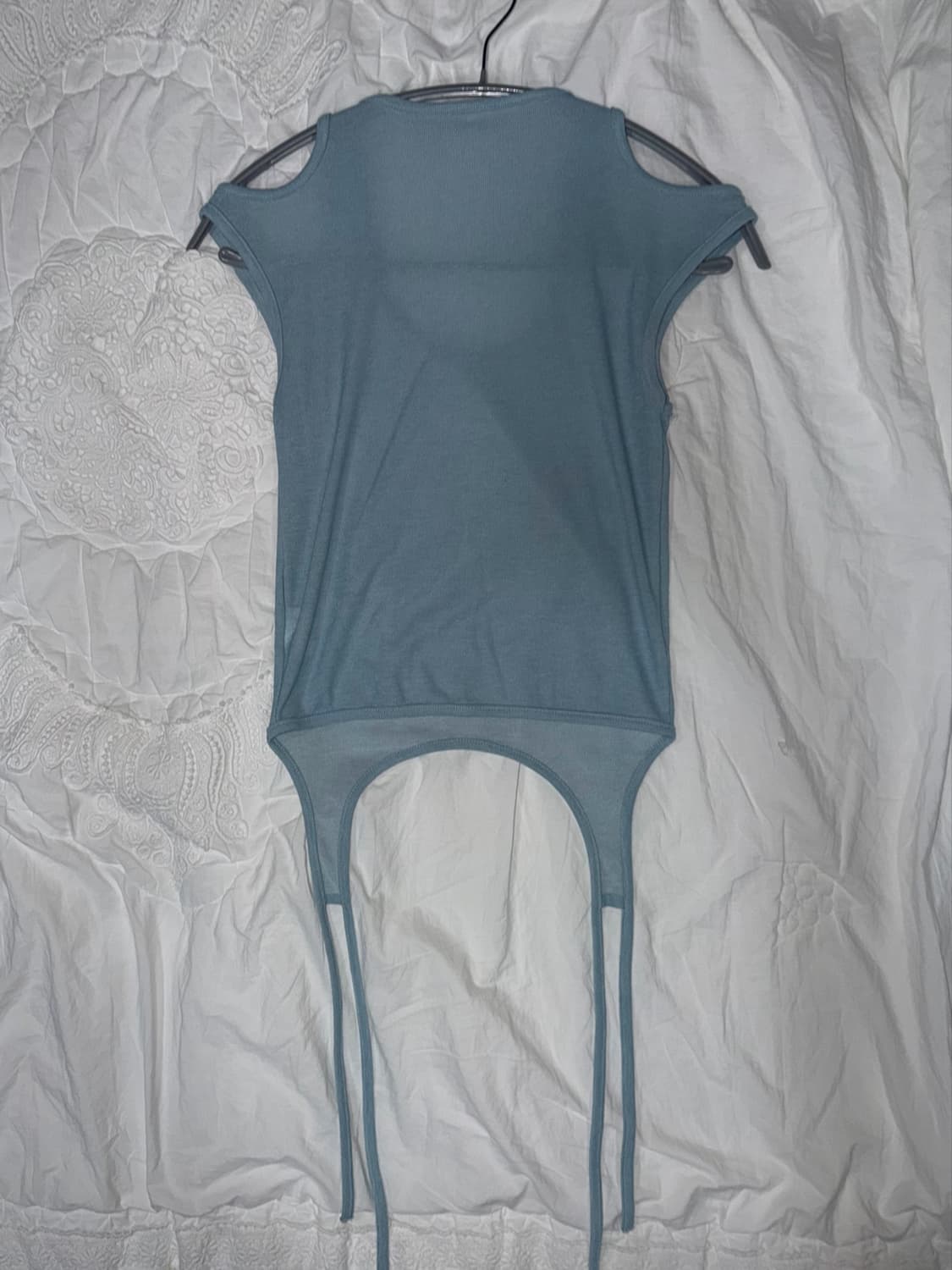 SAYSRA MASH LAYERED SLEEVELESS, SKY BLUE 상품이미지2