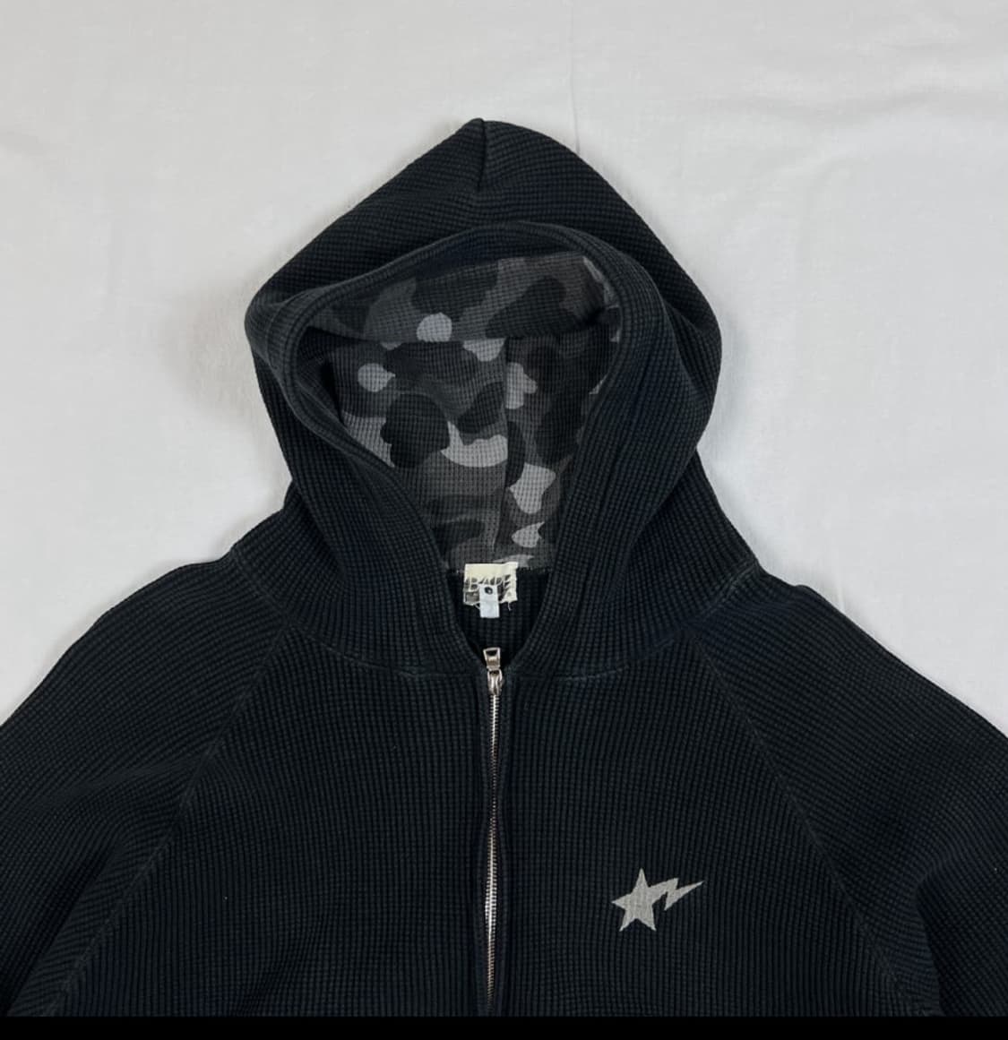 베이프 bape og 베이프스타 자수로고 후드집업 상품이미지2