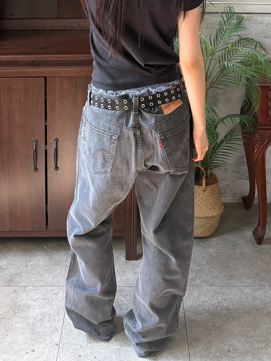 리바이스 505 흑청 상품이미지6