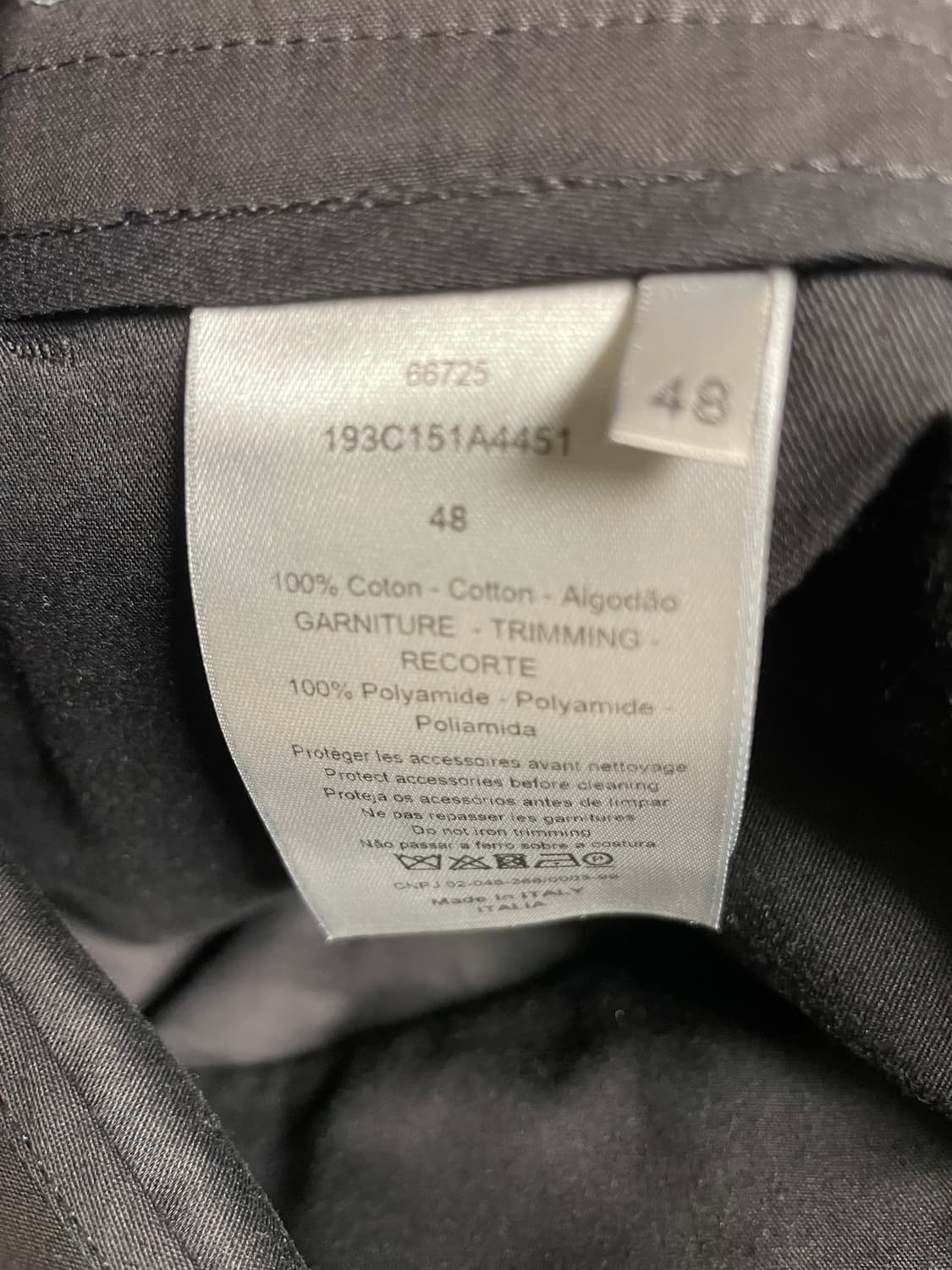 디올 버클 블랙 카고 쇼츠 상품이미지3