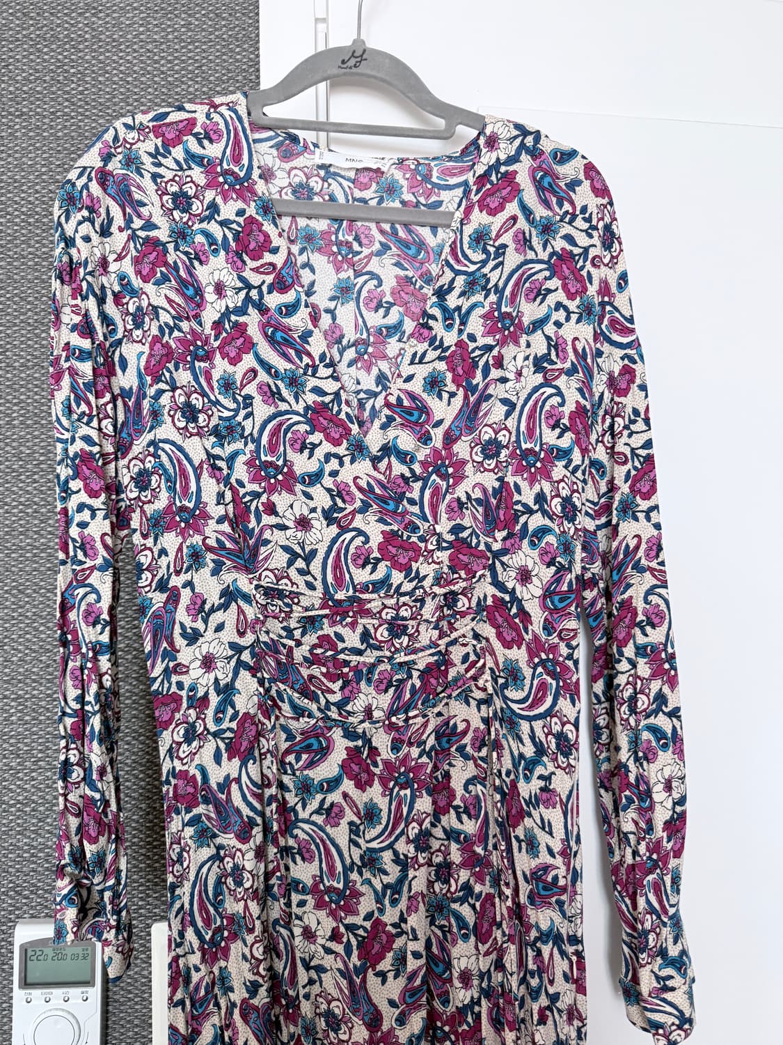 MNG 망고 플라워 패턴 롱 원피스 상품이미지1