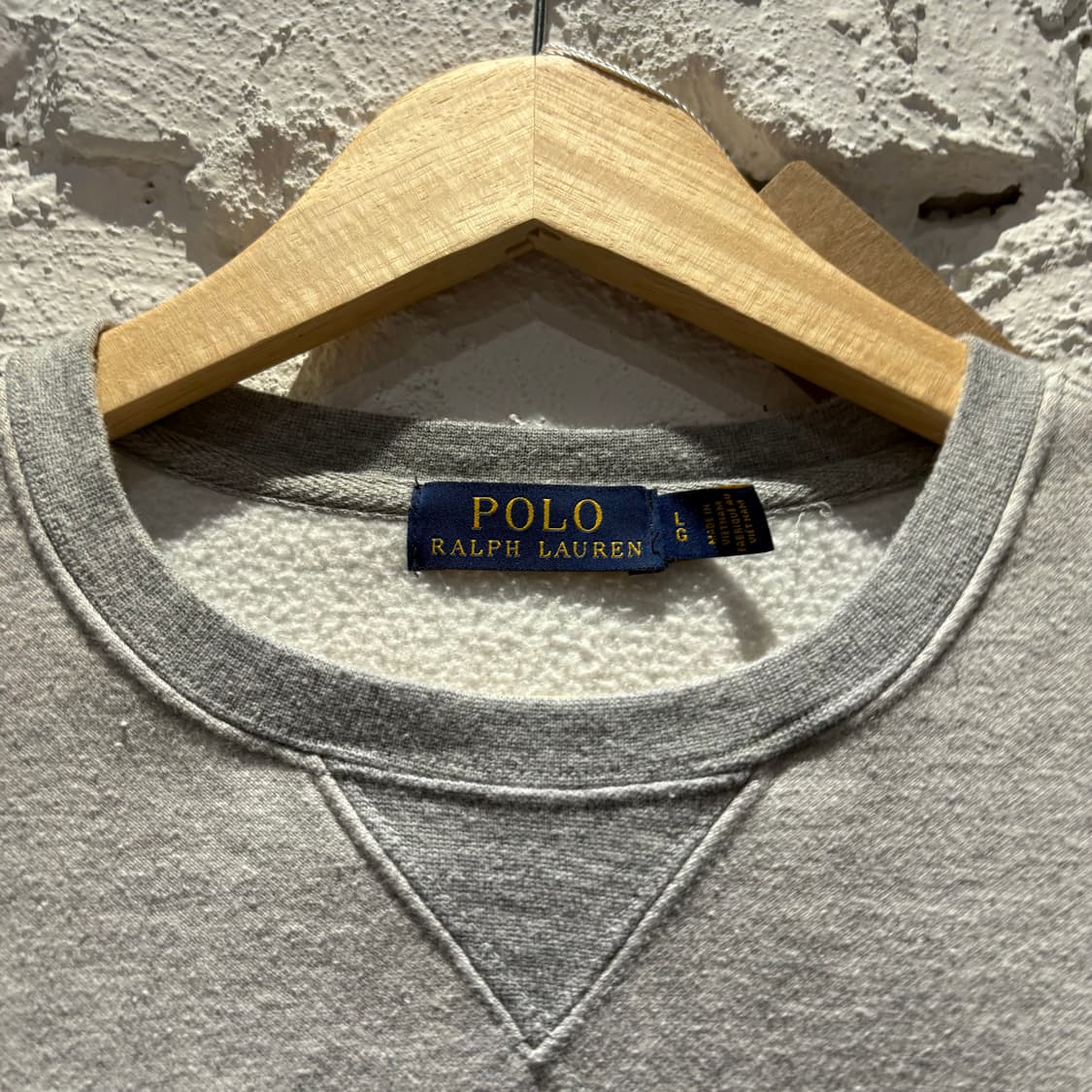 폴로 그레이 맨투맨 상품이미지2