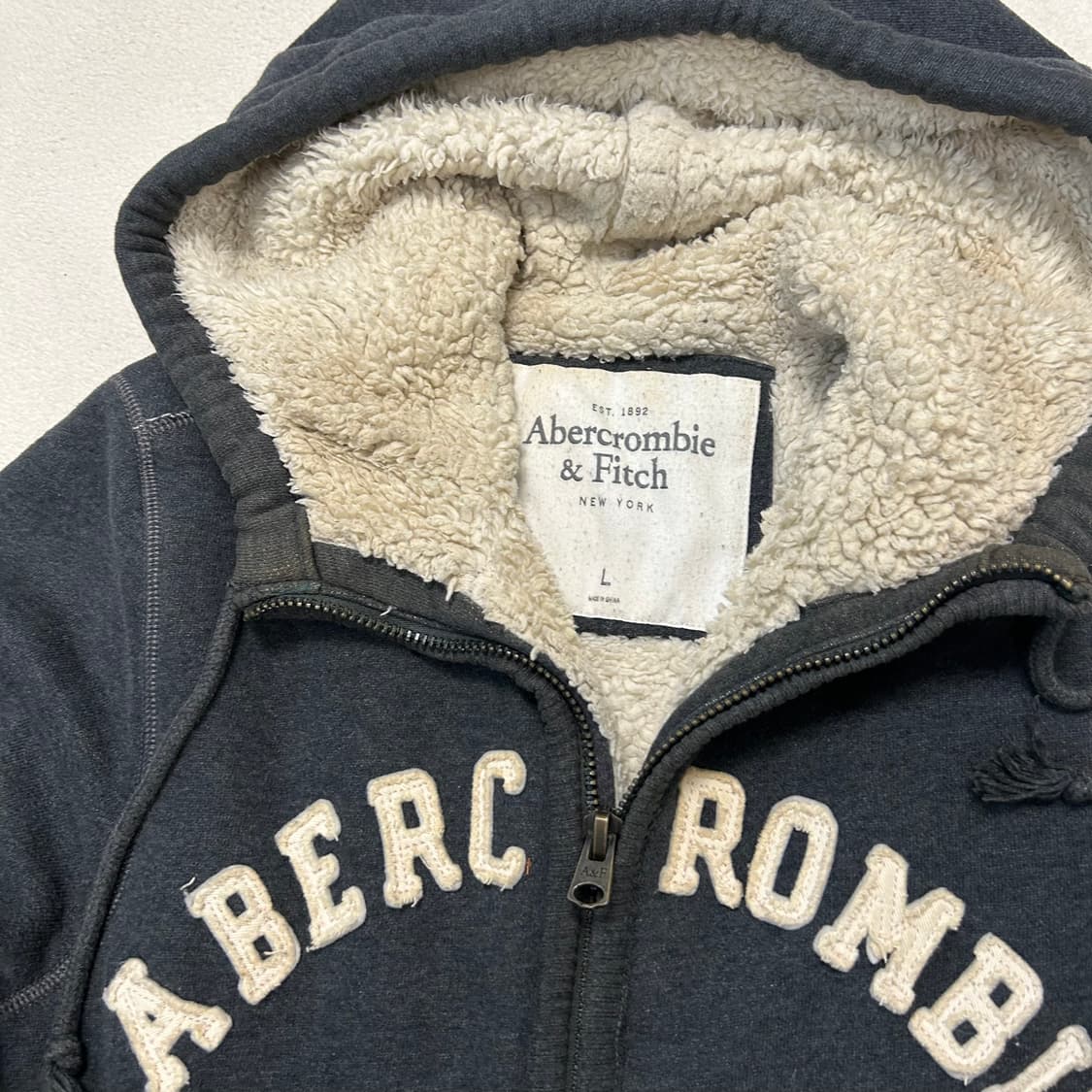 아베크롬비 양털후드집업 상품이미지3