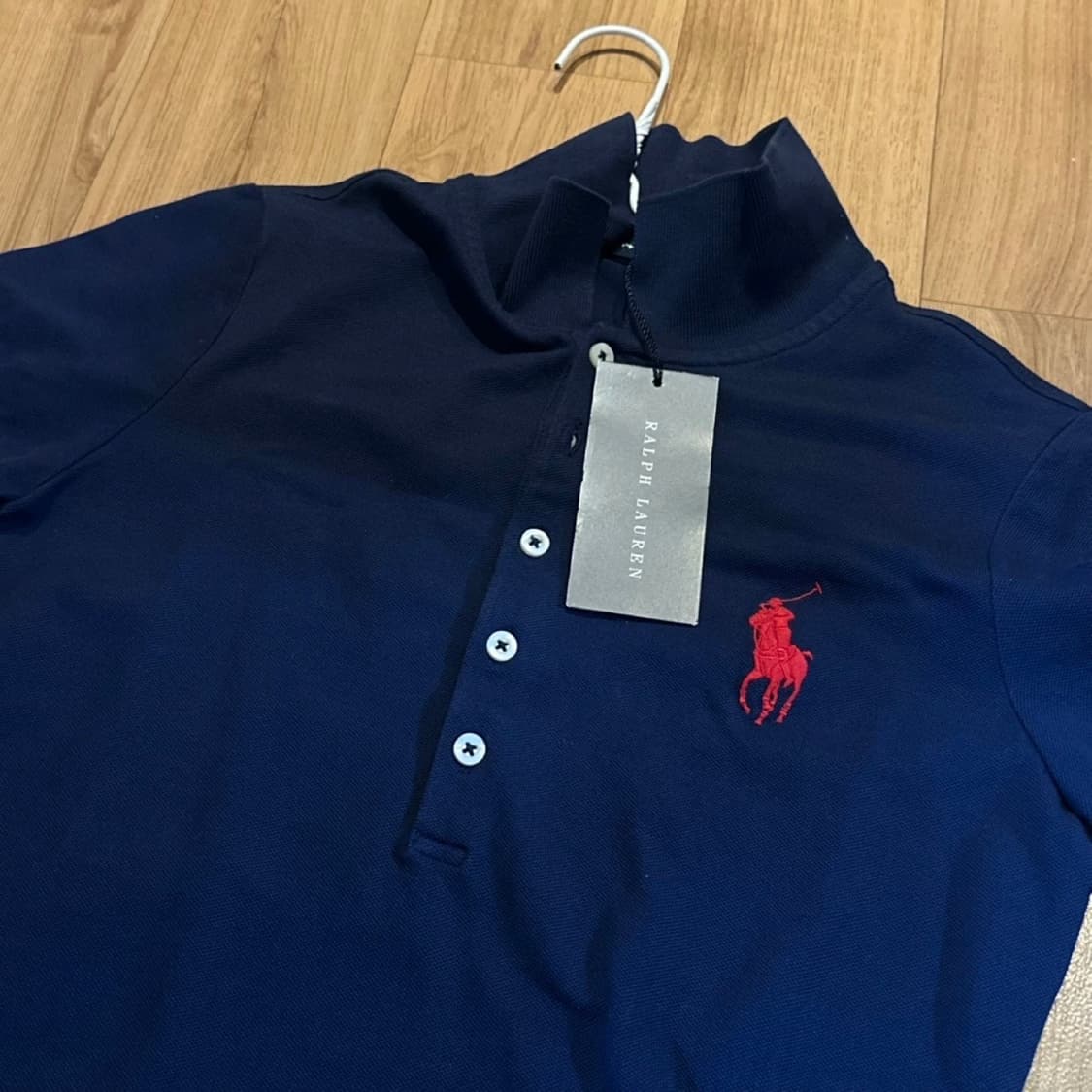 폴로랄프로렌 빅포니 네이비 카라 반팔티 상품이미지2