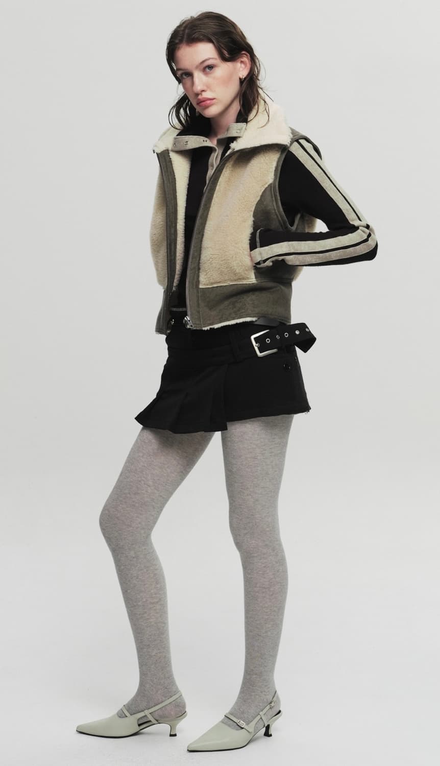 세릭 마이크로 미니 스커트 블랙 상품이미지1