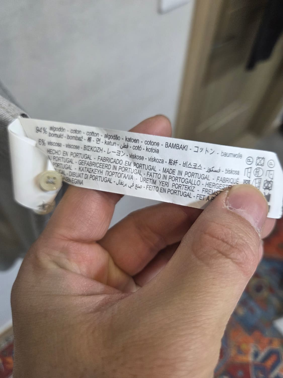 자라 연그레이 셔츠반팔 L 슬림핏 상품이미지6