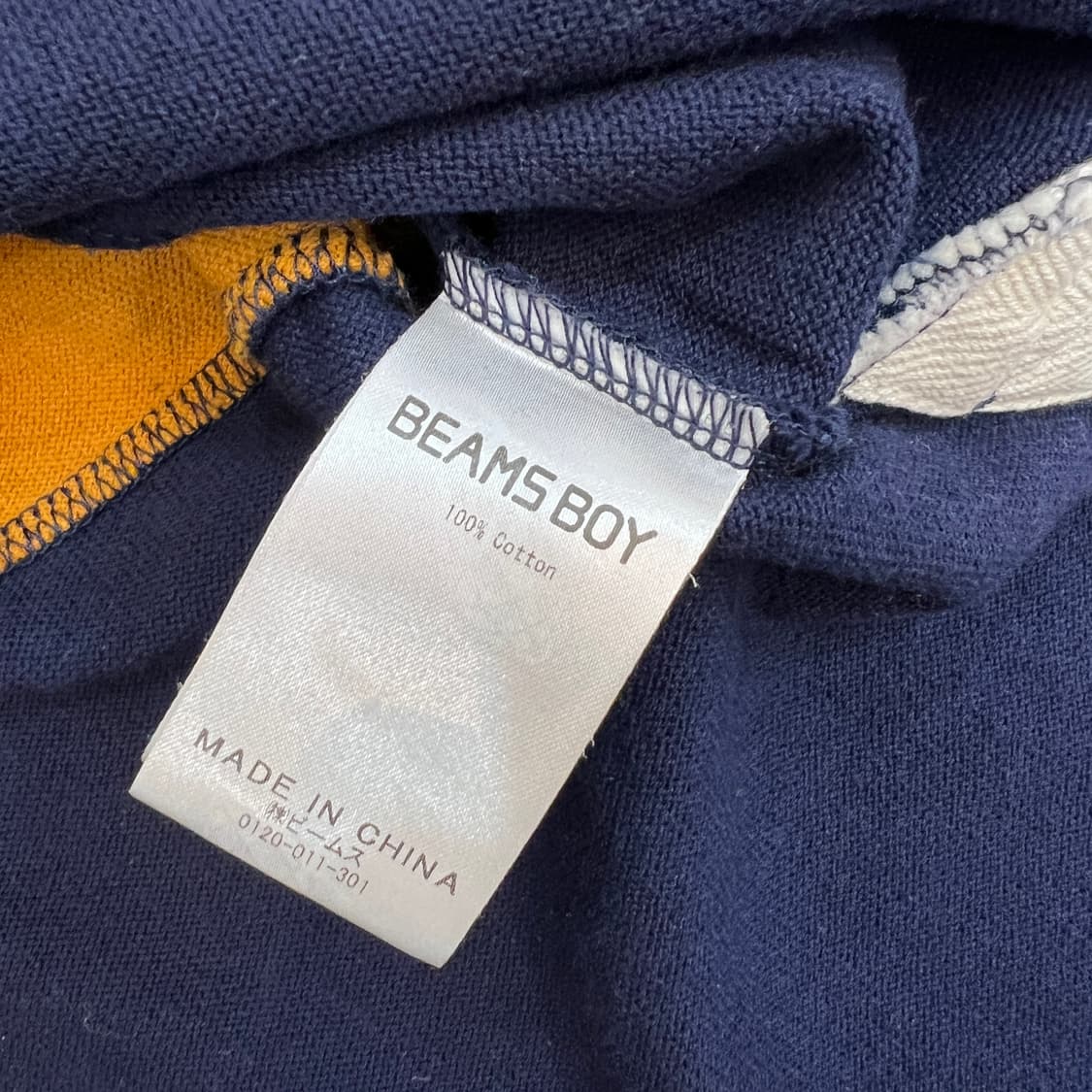 BEAMS BOY 배색 티셔츠 상품이미지6