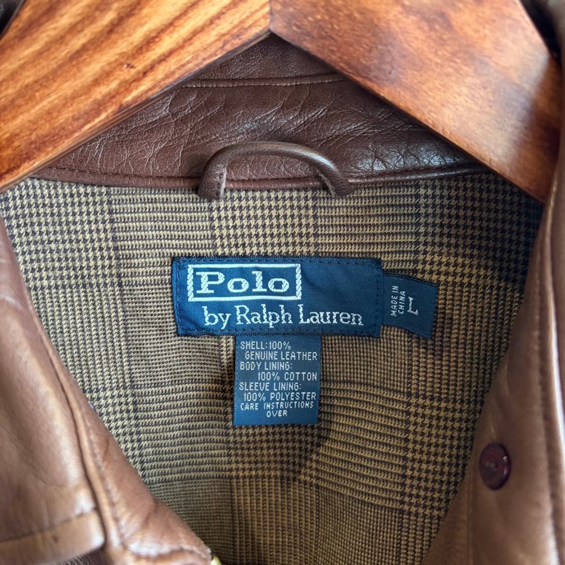 15343 - 폴로 랄프로렌 브라운 레더 자켓 상품이미지5