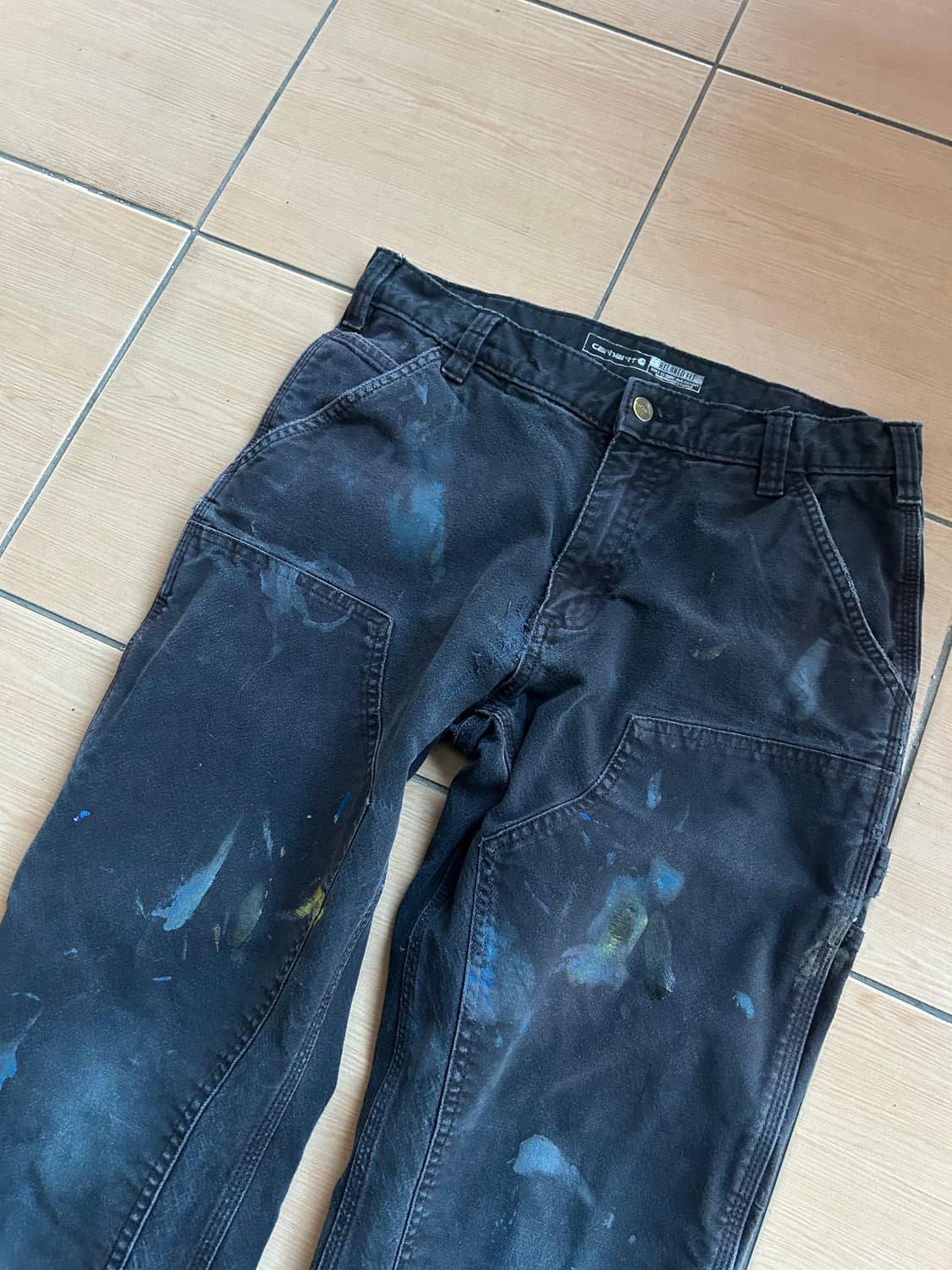 칼하트 더블니 블랙 32in 상품이미지2