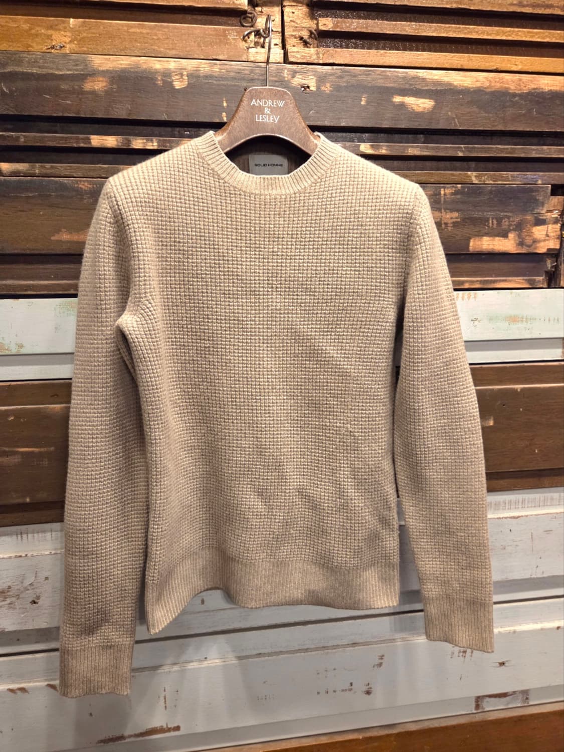 솔리드옴므 니트 상품이미지1