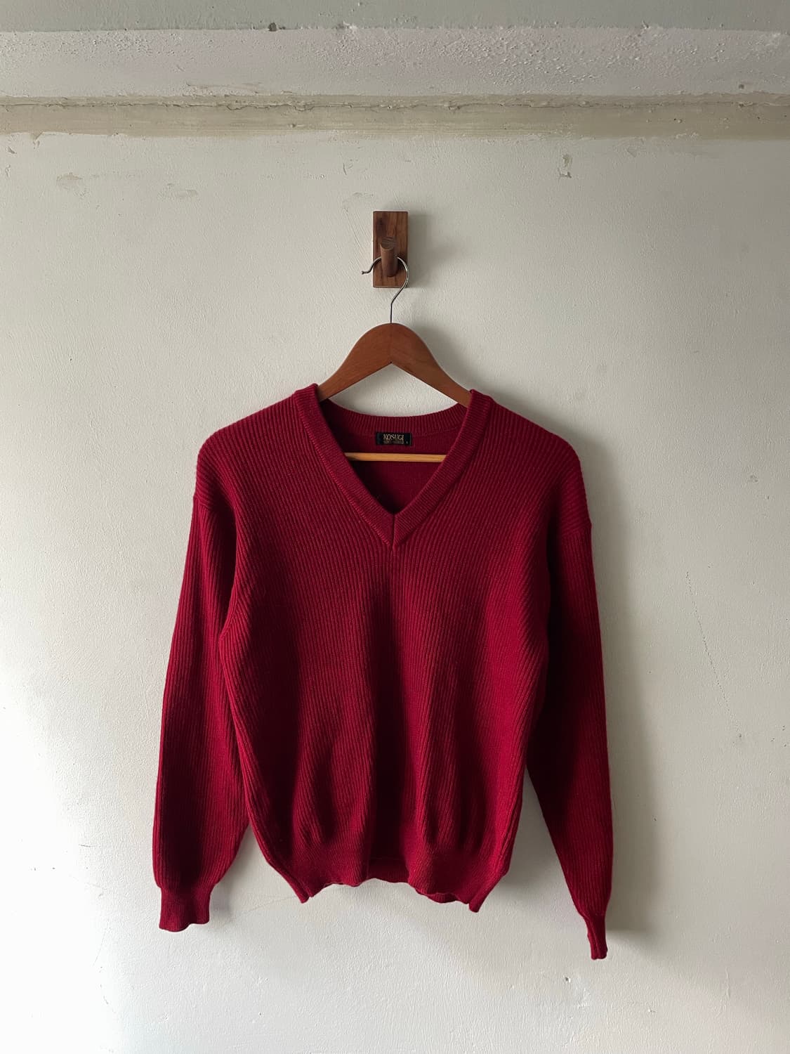 90‘s Vintage Kosugi Wool V-Neck Knit 상품이미지1