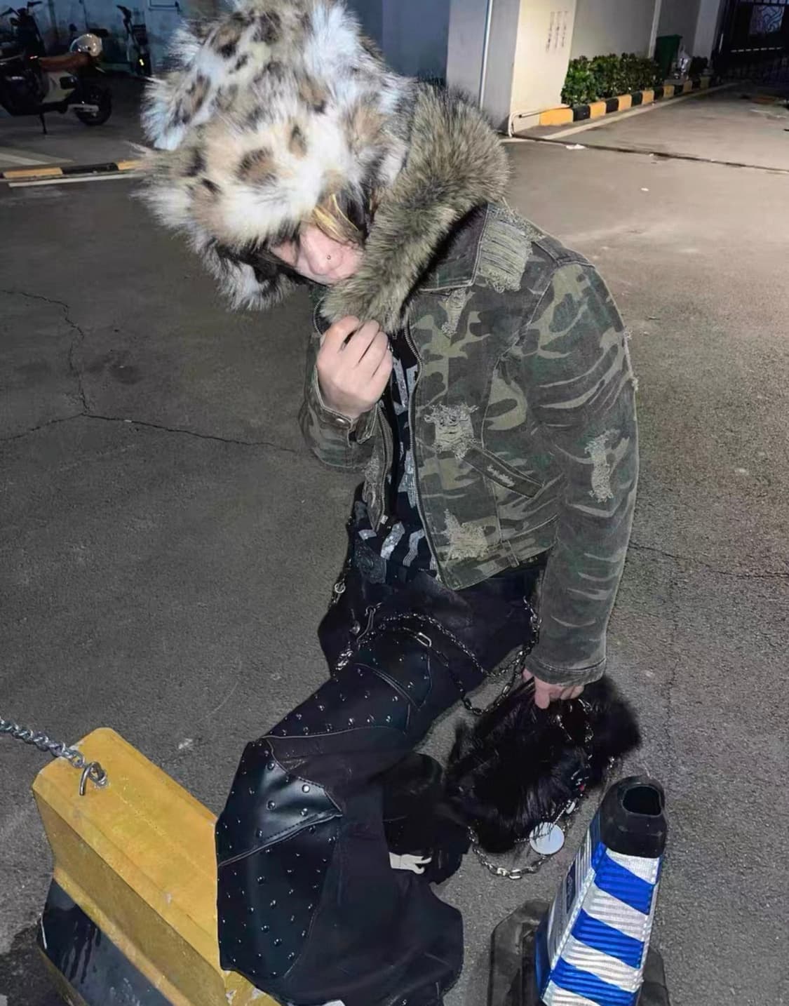 퍼 모자  상품이미지2