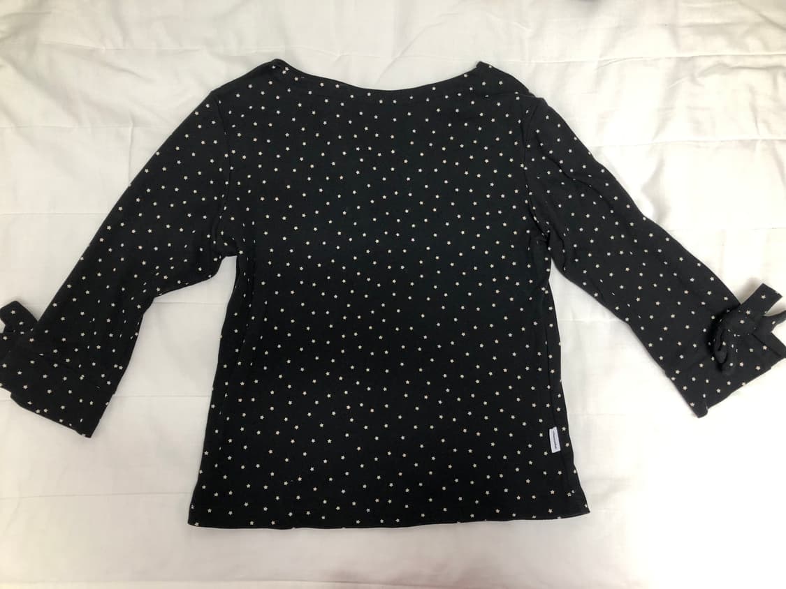 chemehc 체메씨 STARRY HALF TEE (BLACK) 티셔츠 상품이미지2