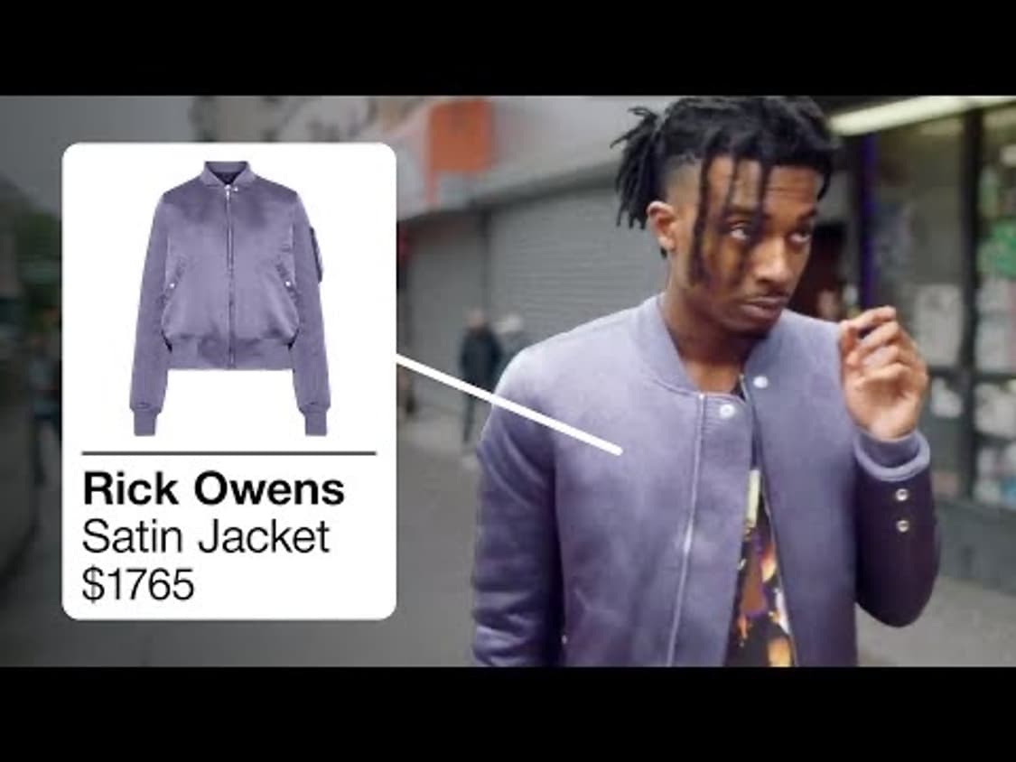 Rick Owens satin bomber jacket 상품이미지1