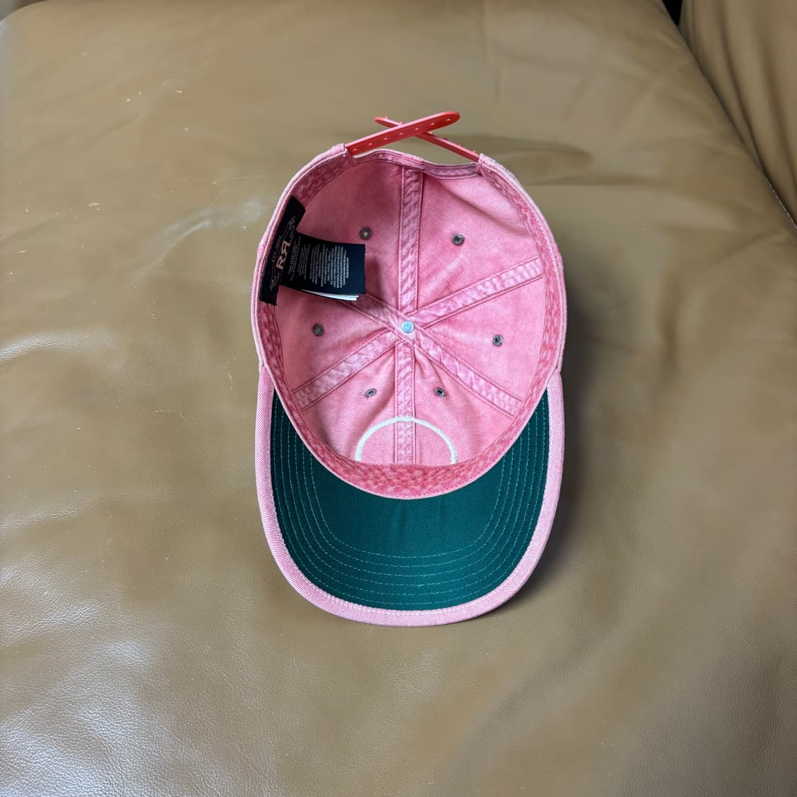 RRL 더블알엘 랄프로렌 폴로 6패널 볼캡 모자 워시드 레드 상품이미지6