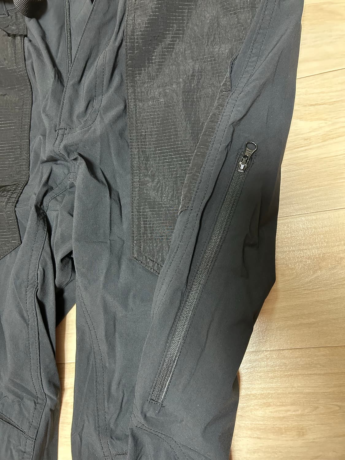 컷 오프 벤틸레이션 팬츠 (블랙) S사이즈 상품이미지7