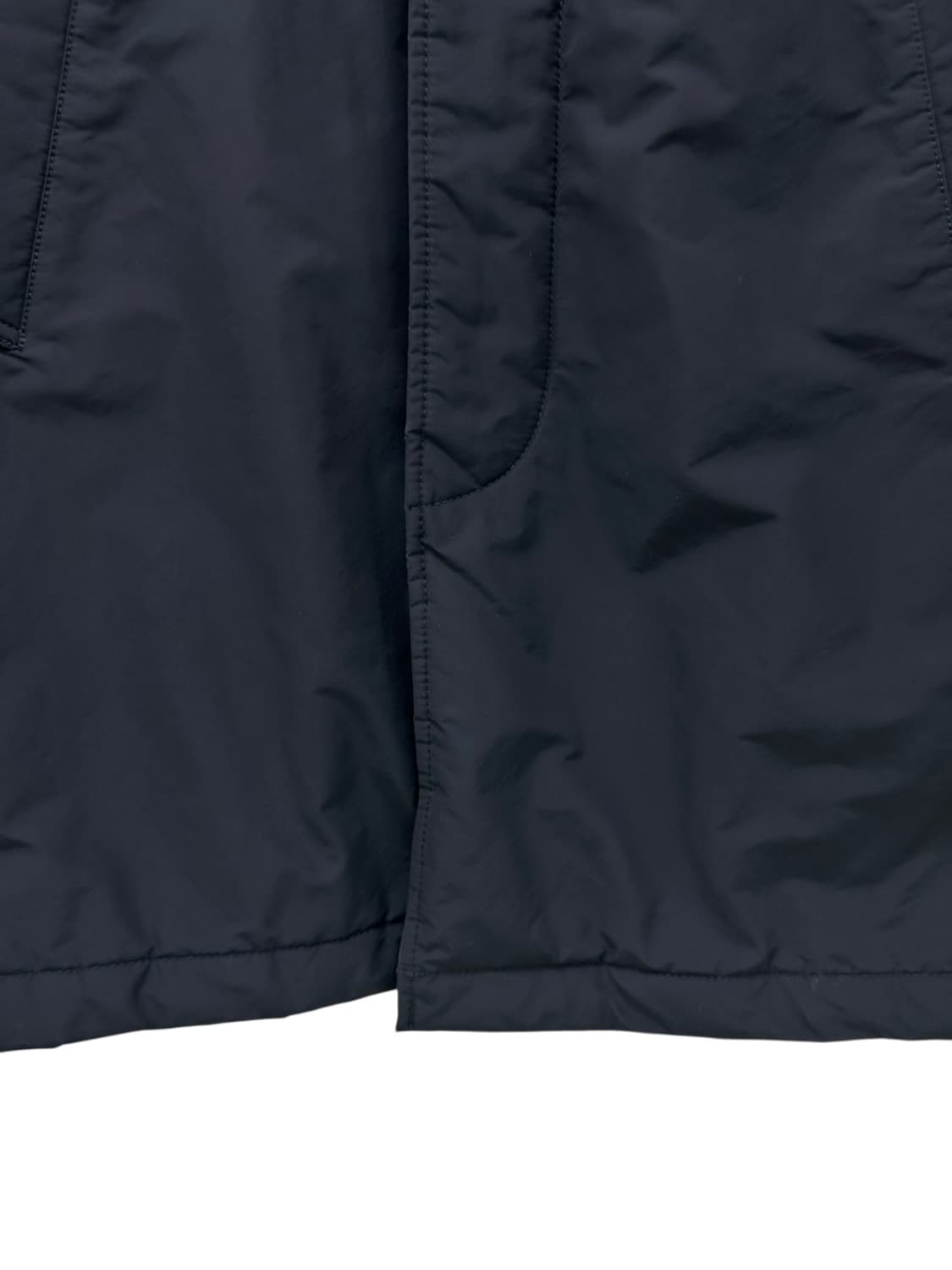 헨리코튼 누빔 롱 자켓 네이비 (M) 상품이미지5