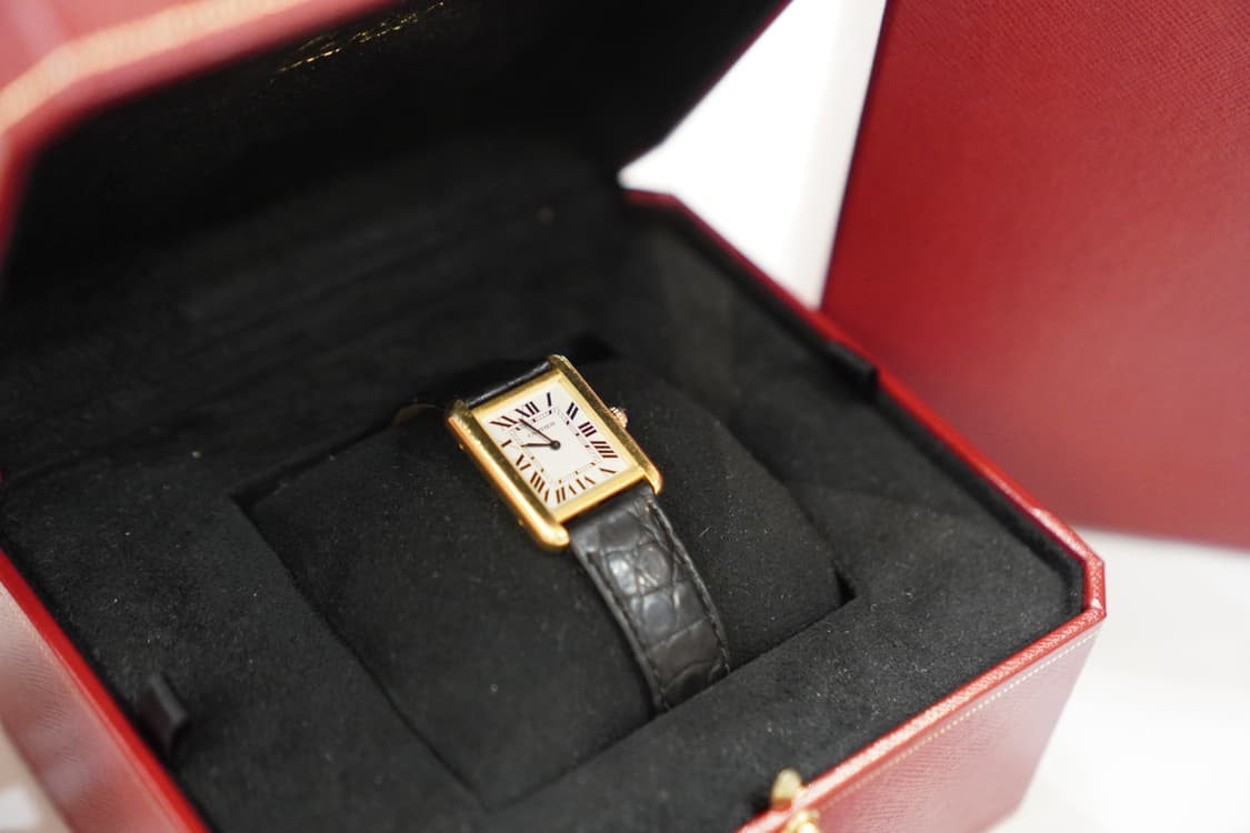 까르띠에 탱크 솔로 스몰 18k 금장 옐로우골드 상품이미지2