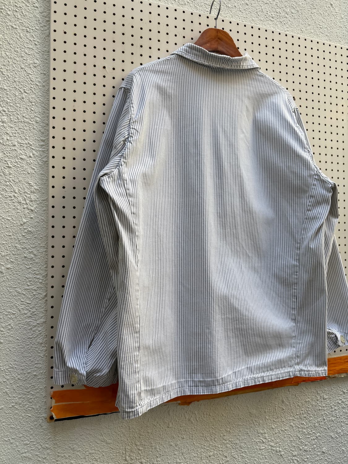 1980s EURO KARBA HICKORY STRIPE 프렌치워크자켓 상품이미지8