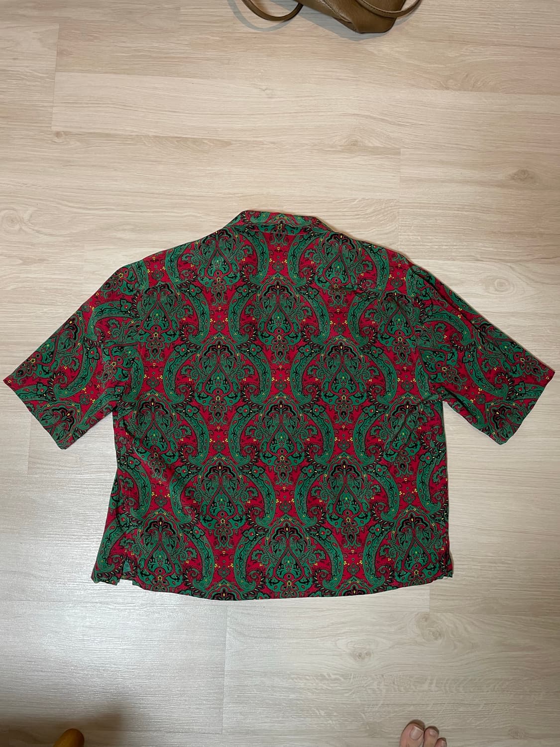 생로랑 페이즐리 실크 100% 셔츠 상품이미지2