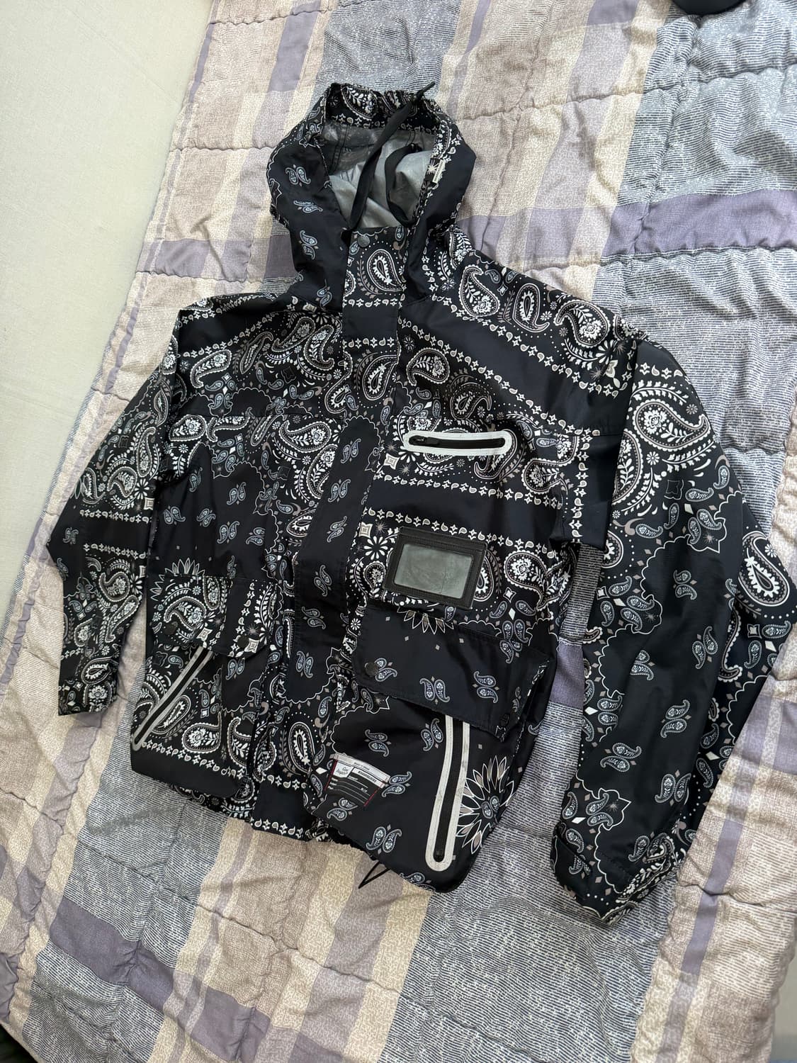 GU X MIHARA YASUHIRO 페이즐리 후드자켓 판매합니다. (L 상품이미지1