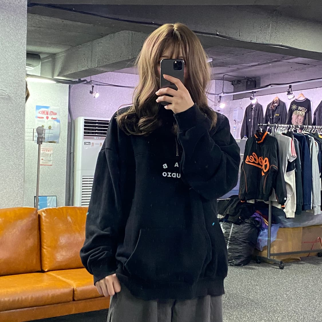 IAB studio 빅로고 코튼 아노락 B2572 상품이미지1