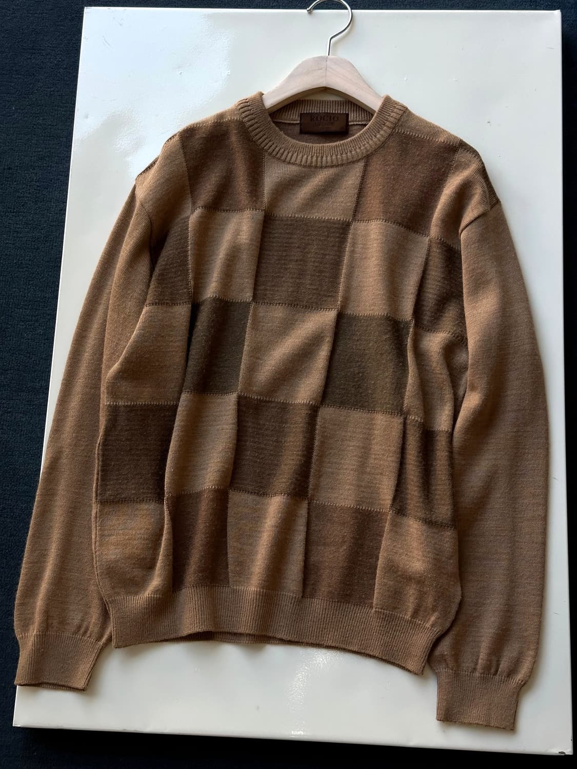 Patterned panel knit top 상품이미지8