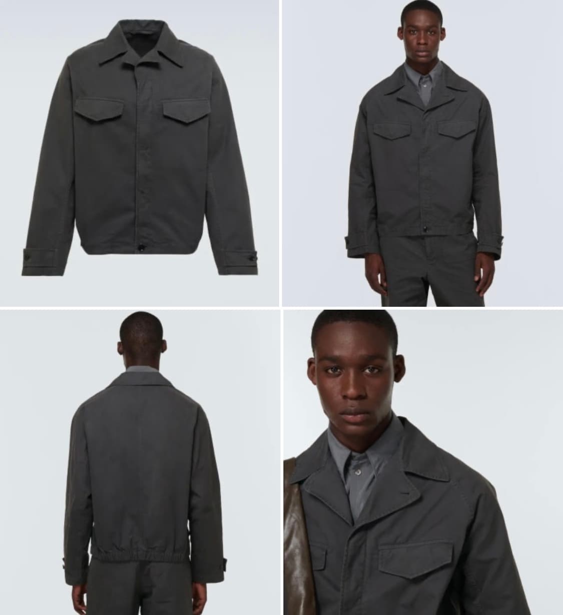 [48]르메르 필드 오버셔츠 아스팔트 상품이미지6