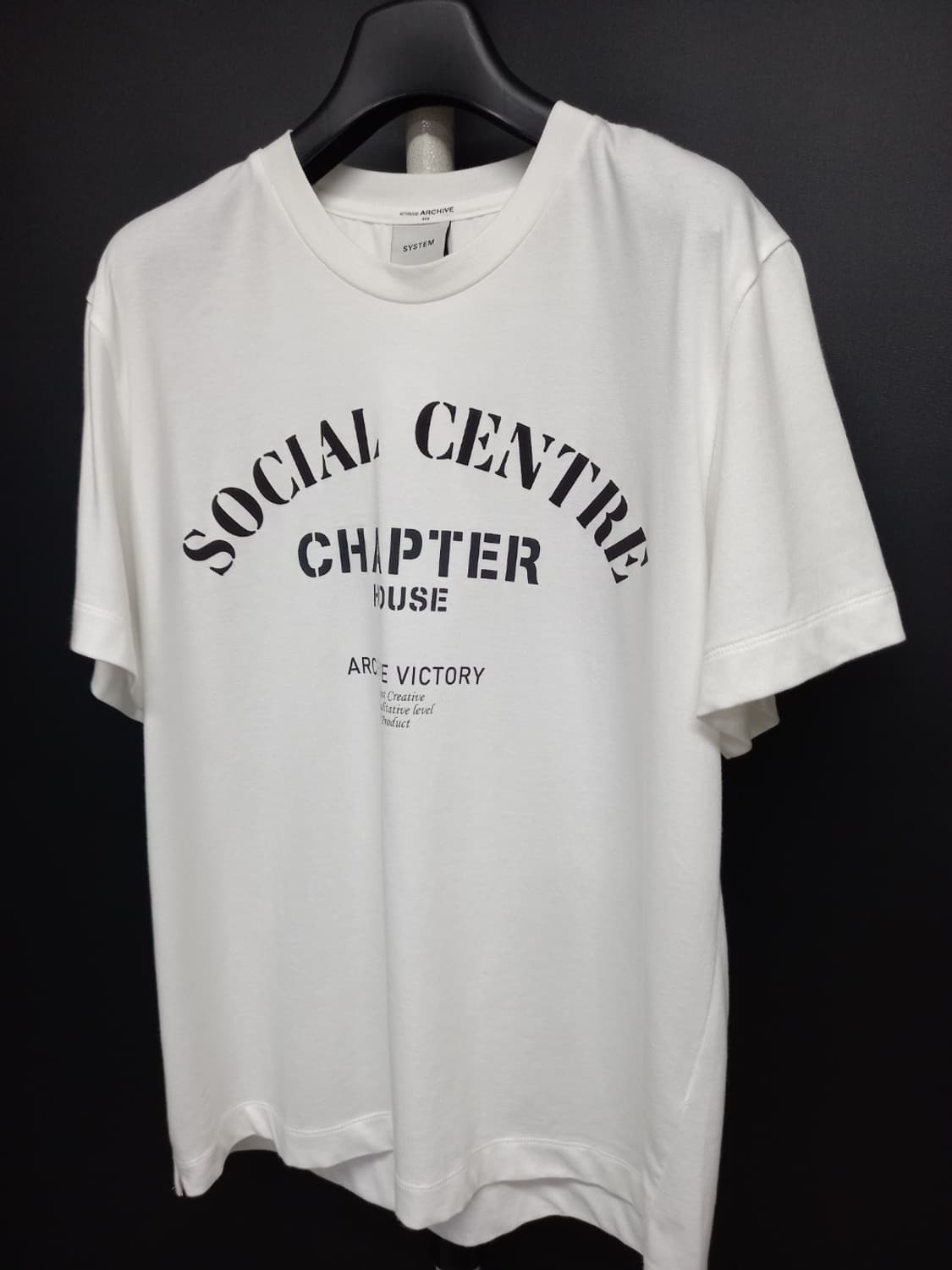 새 시스템 춘히 반팔 면 티셔츠 F 33-66 상품이미지3