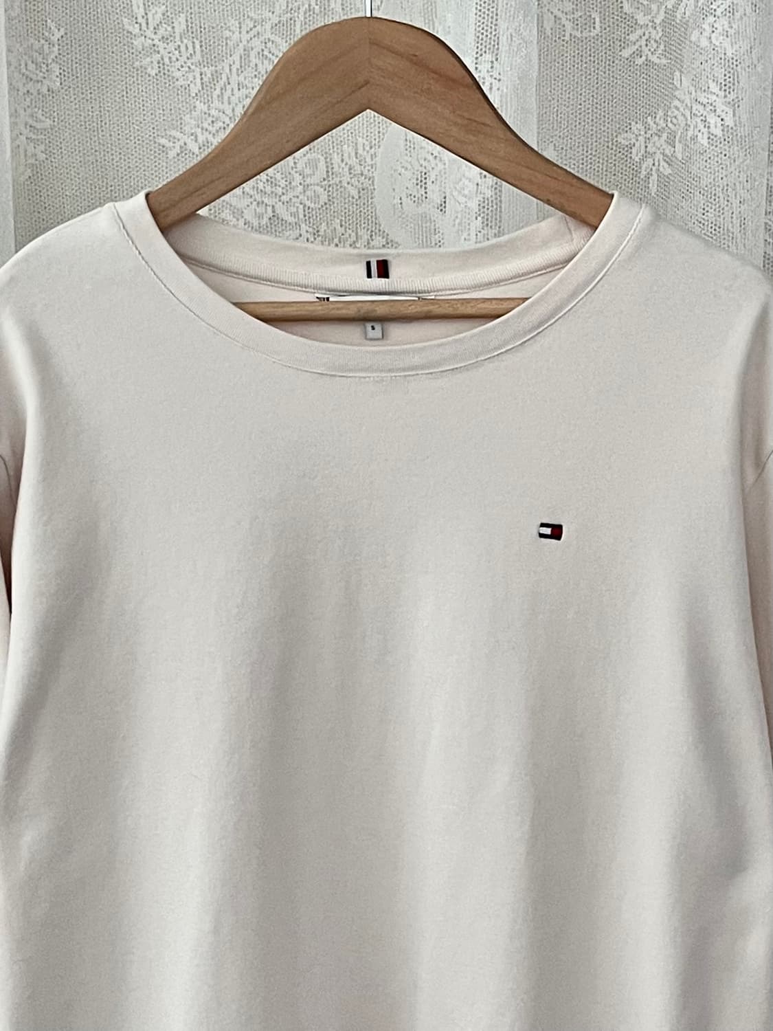 S) 타미힐피거 미니 플래그 긴소매 티셔츠 상품이미지3