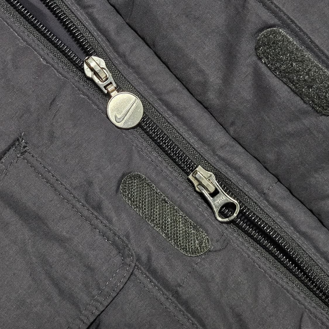 00's 나이키 올드스쿨 패딩 파카 다크그레이 S 95-100 상품이미지4