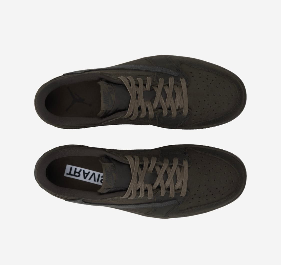 조던 1 x 트래비스 스캇 레트로 로우 OG SP 벨벳 브라운 앤 다크  상품이미지3
