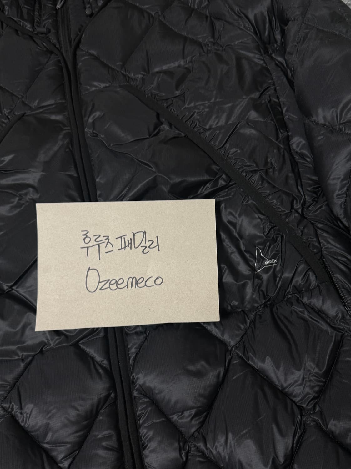 [XL] 로아(ROA) 라이트 다운 자켓 블랙 상품이미지4
