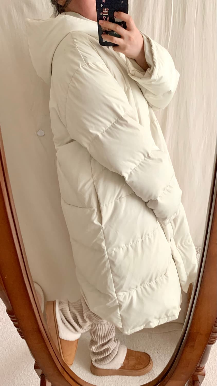 빈티지 모리 오리털 롱패딩 상품이미지5