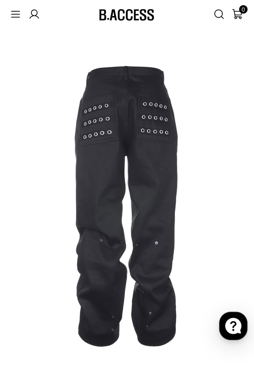 비엑세스 아일렛 바지 *기장수선 상품이미지1