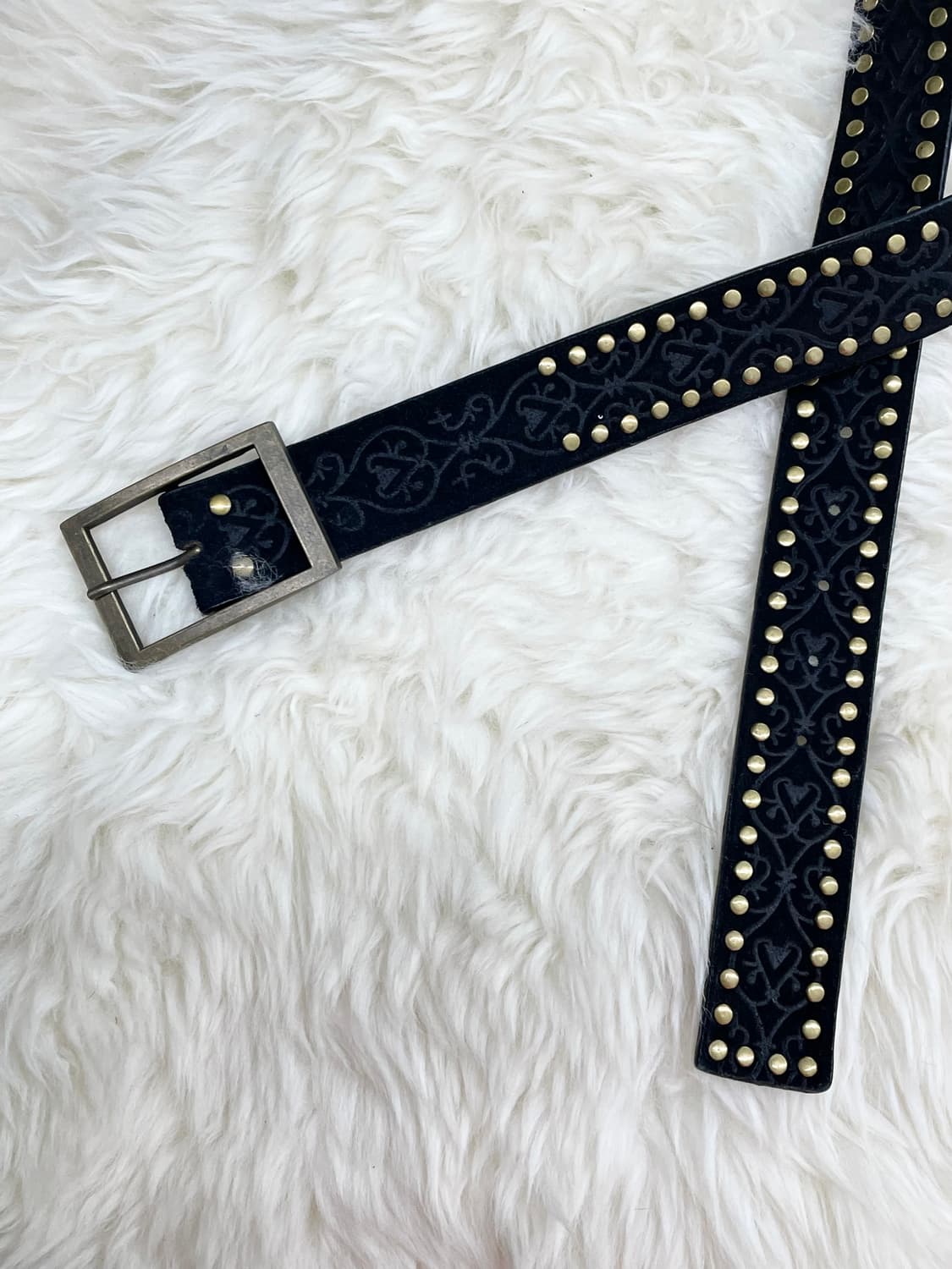 리얼레더 스터드 오리엔탈 버클 벨트 상품이미지6