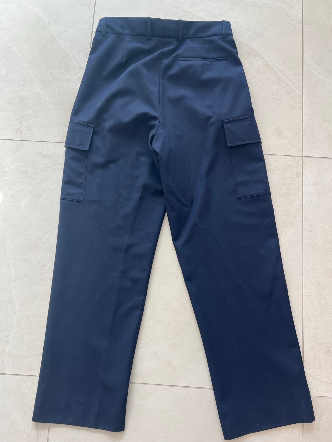 드롤드무슈 울 카고 팬츠 네이비 S 상품이미지3