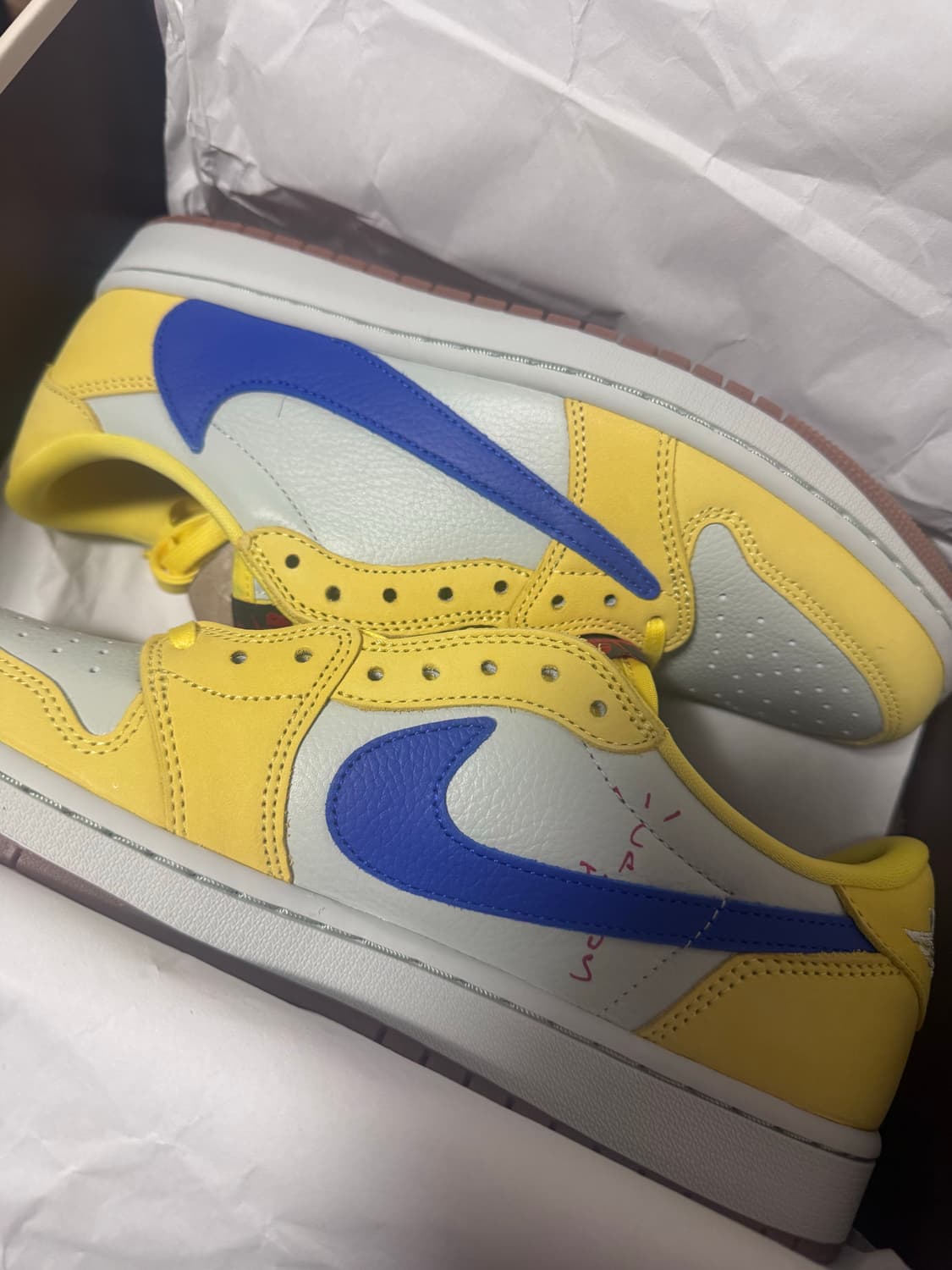 나이키 에어 조던1 로우 OG SP 카나리 W285 새상품 상품이미지1