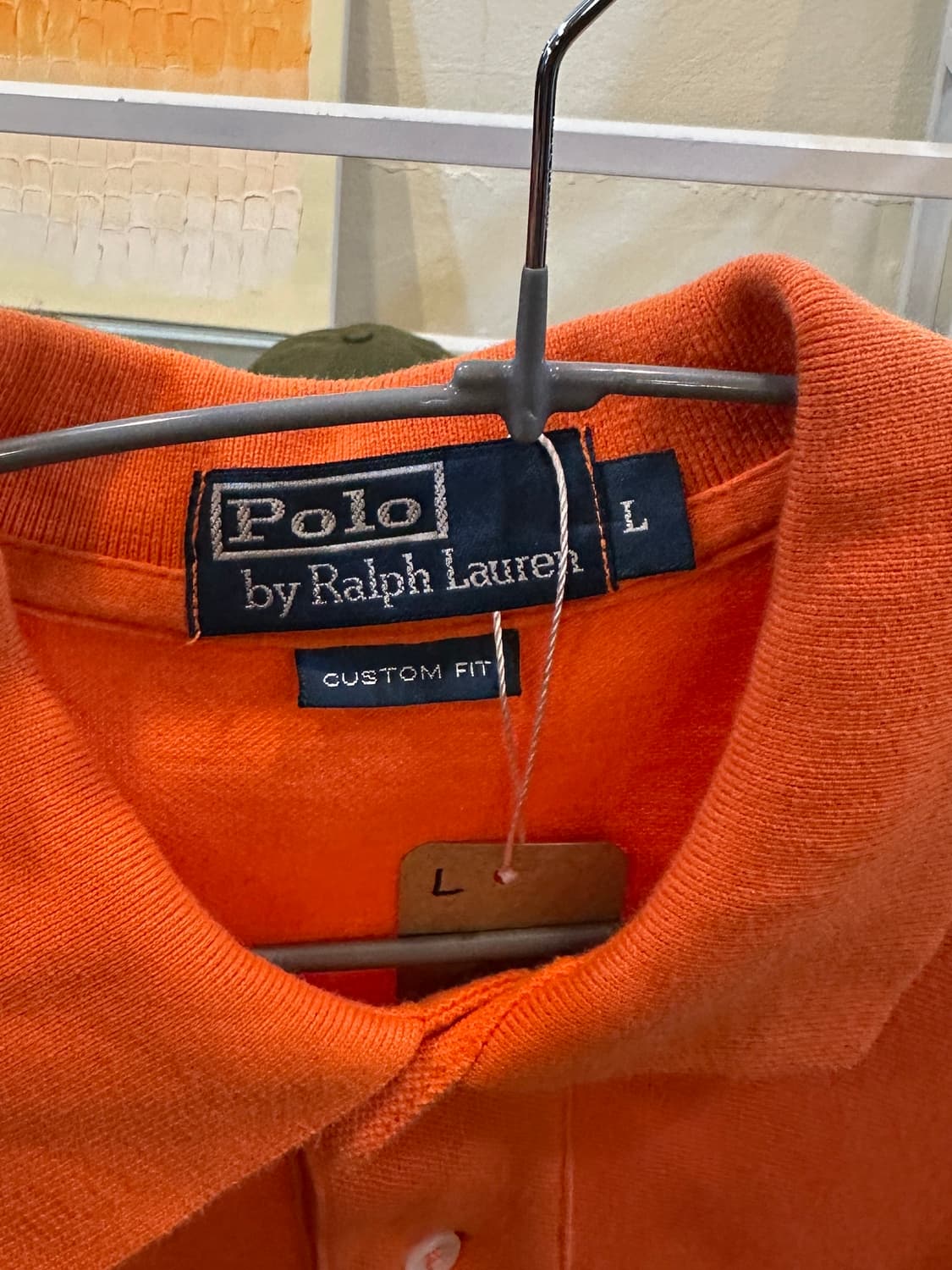 폴로 랄프로렌 빅사이즈 빅포니 반팔 카라티 오렌지 L  상품이미지4