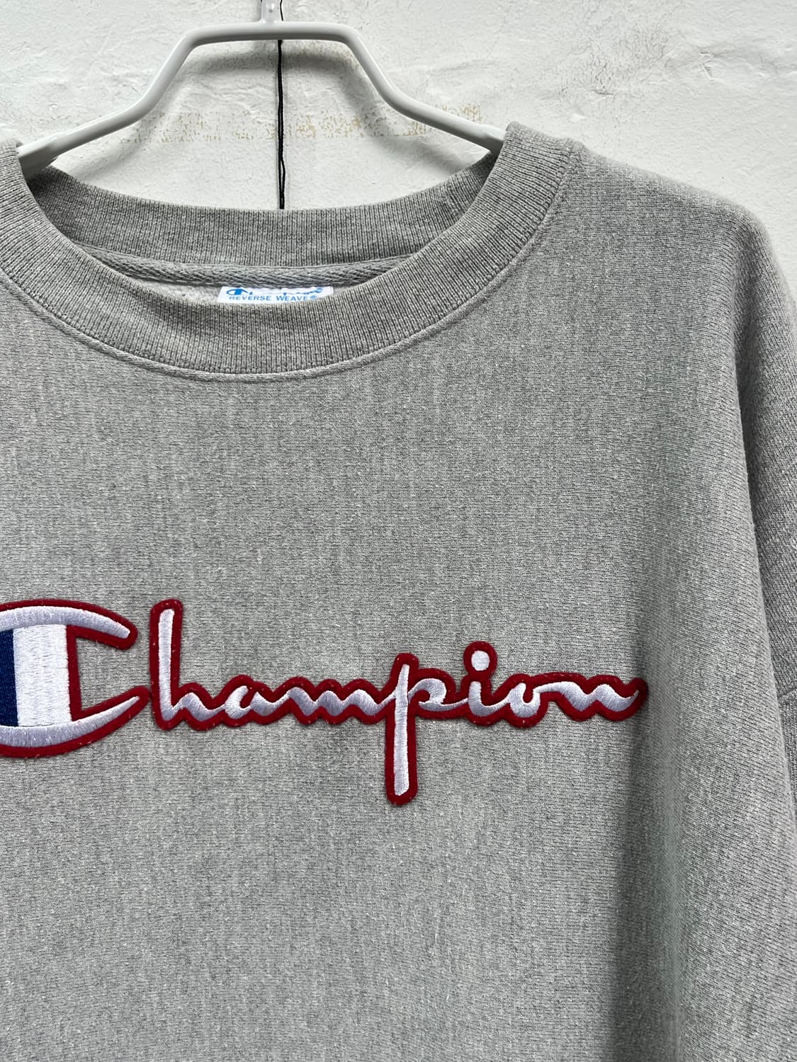 Champion 그레이 리버스위브 스웻셔츠 2XL 상품이미지4