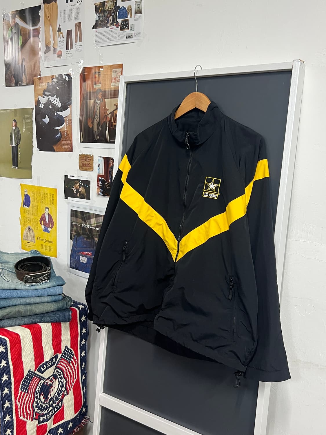 US army APFU 미군 라지 숏 바람막이 자켓 상품이미지2