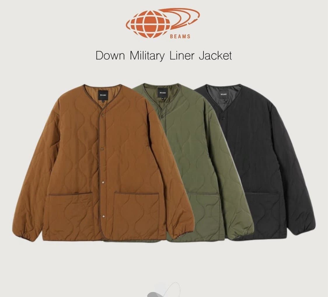 beams down military liner jacket 판매합니다 상품이미지1
