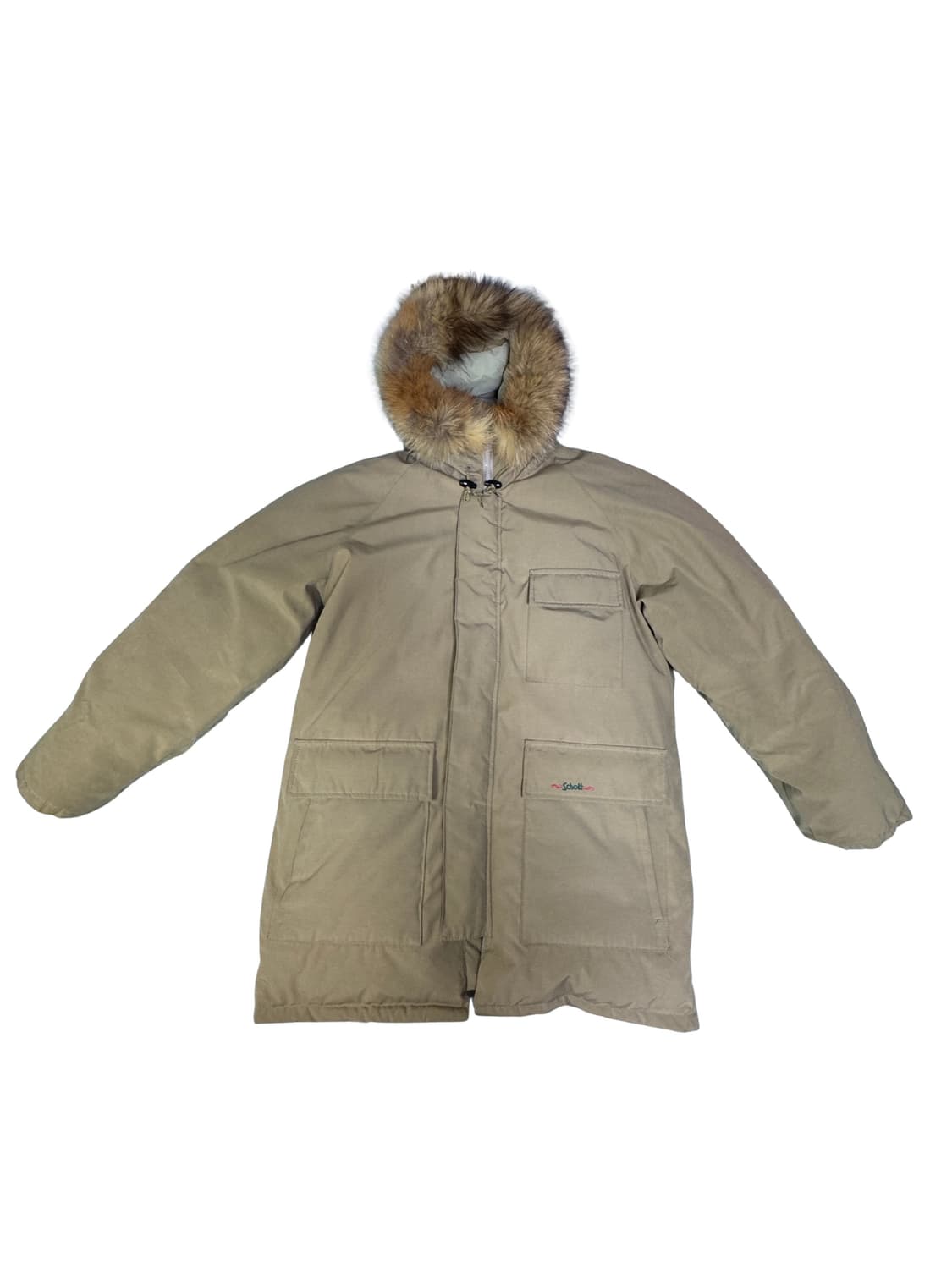 빈티지 90s 쇼트 Schott 다운자켓 베이지 M 상품이미지2