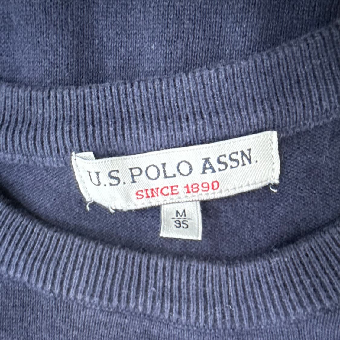 M 유에스폴로 여성 라운드넥 니트 0320T 상품이미지3