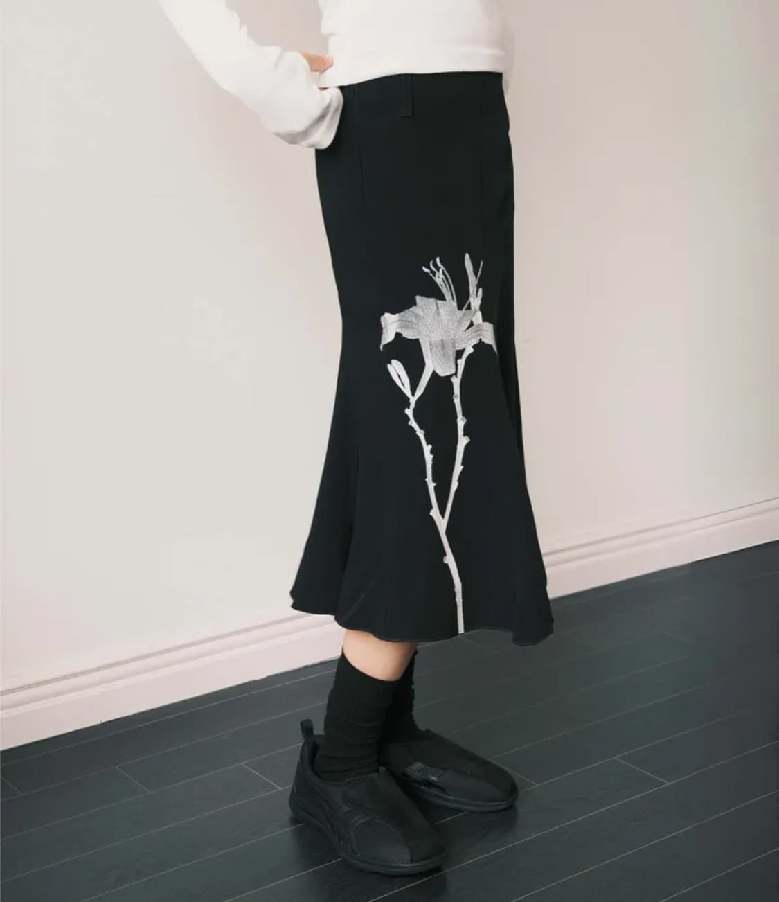 프래그팜 데이 릴리 미디 스커트 상품이미지2