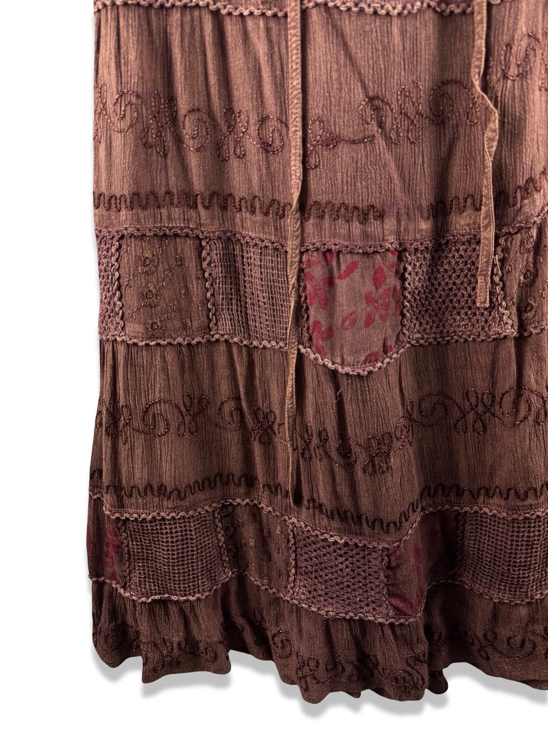 JPN 히피 모리 패치 스커트2951 상품이미지2