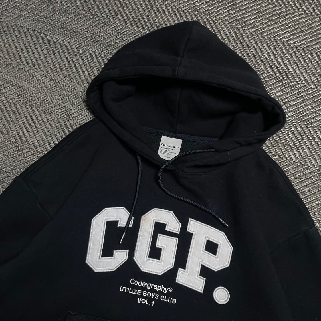 코드그라피 CGP 빅로고 스웻 후드 티셔츠y 5232 상품이미지4