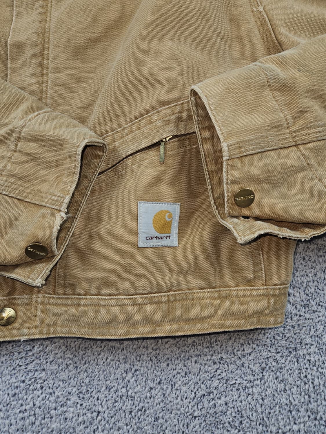 칼하트 커버올 크롭 커스텀 워크 자켓 ( 상세설명참조 ) / 10596 상품이미지7