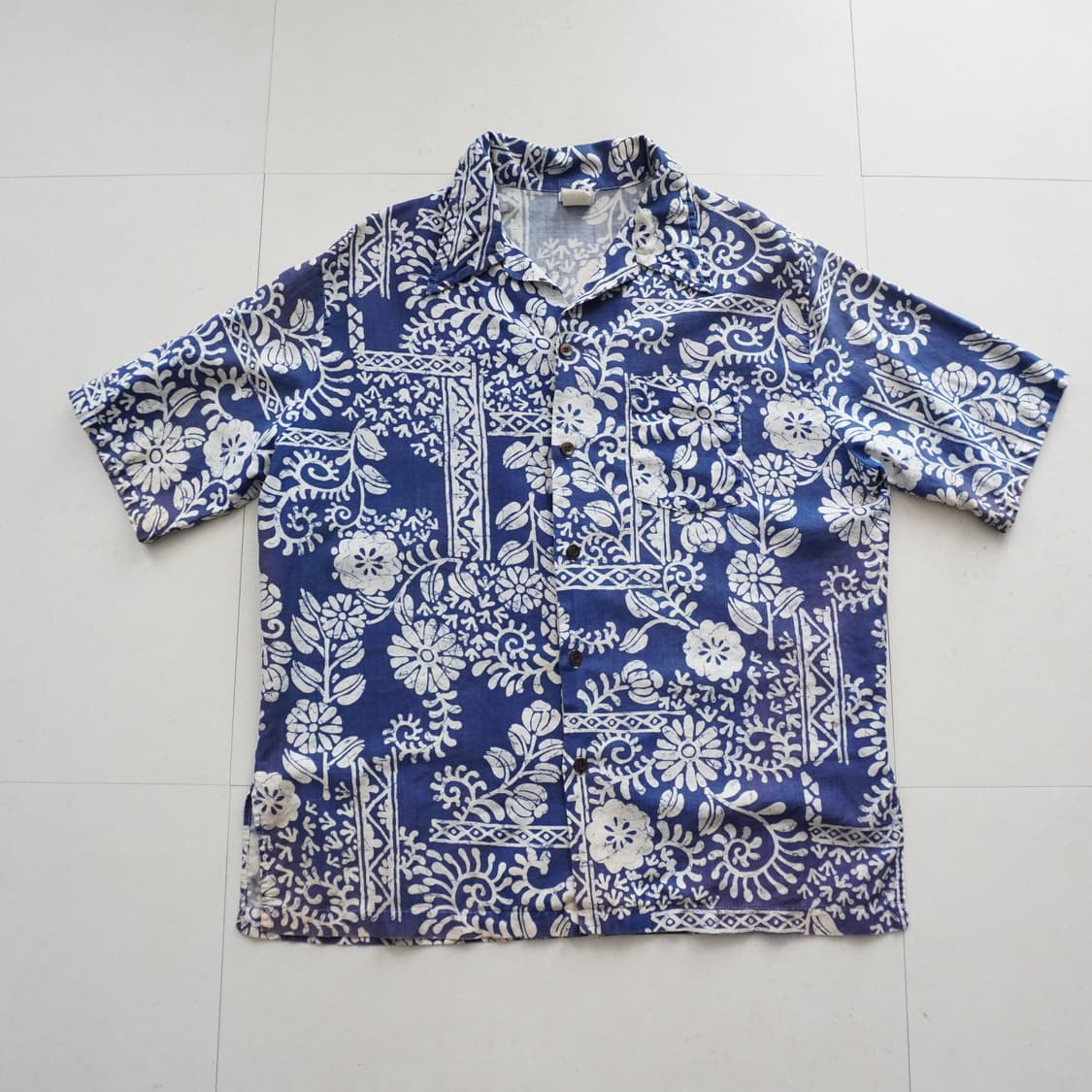 60s Jantzen 잰슨 Kona Kai 하와이안 셔츠 XL 상품이미지1